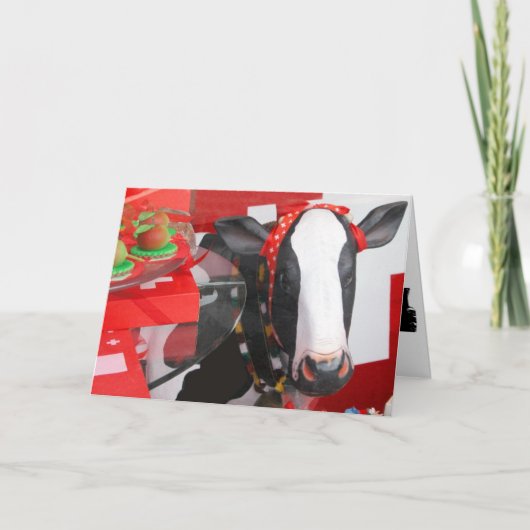 Grußkarte der heiligen Kuh Karte (Vorderseite)