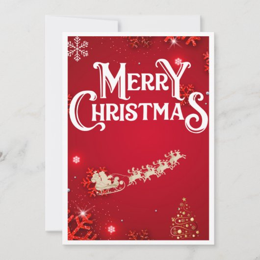 Grußkarte der Jahreszeit, Feiertag Einladung (Vorderseite)