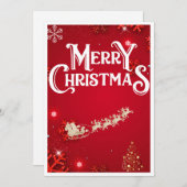 Grußkarte der Jahreszeit, Feiertag Einladung (Vorne/Hinten)