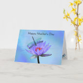 Grußkarte der Lily Mother-Lily Water Lily Day Karte (Gelbe Blume)