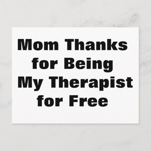 Grußkarte der Mutter am Sonntag Postkarte (Vorderseite)