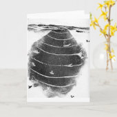 Grußkarte der Natur Karte (Gelbe Blume)