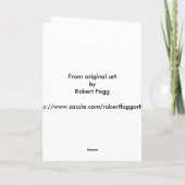 Grußkarte der Natur Karte (Rückseite)