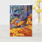 Grußkarte der Natur Karte (Gelbe Blume)