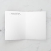 Grußkarte der Royal Geographic Society Karte (Innenseite)