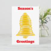 Grußkarte der Saison Einladung (Stehend Vorderseite)