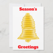 Grußkarte der Saison Einladung (Rückseite)