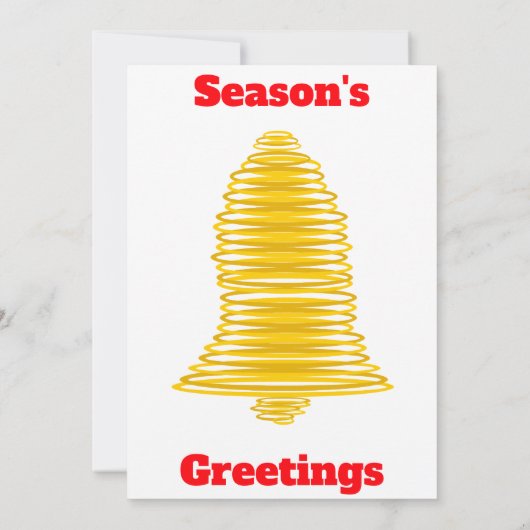 Grußkarte der Saison Einladung (Rückseite)