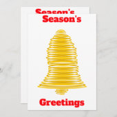 Grußkarte der Saison Einladung (Vorne/Hinten)