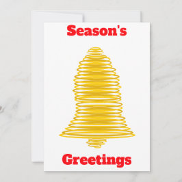 Grußkarte der Saison Einladung