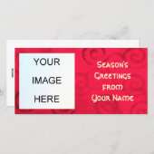Grußkarte der Saison Feiertagskarte (Vorne/Hinten)