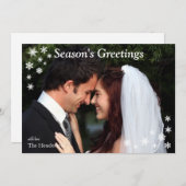 Grußkarte der Saison Feiertagskarte (Vorne/Hinten)