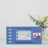 Grußkarte der Saison Feiertagskarte (Stehend Vorderseite)