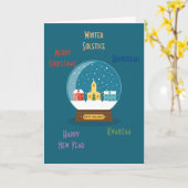 Grußkarte der Saison Karte (Gelbe Blume)