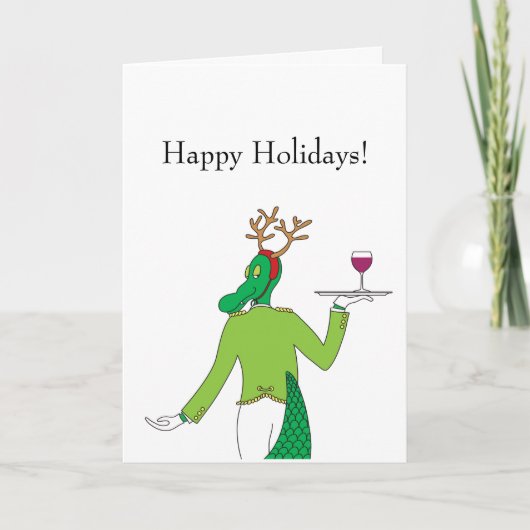 Grußkarte der Saison Toast Karte (Vorderseite)