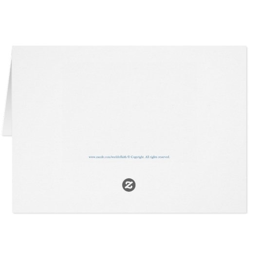 Grußkarte der Welt (Rückseite Horizontal)