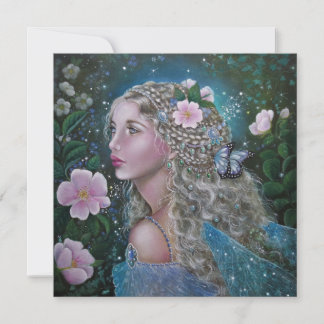 Grußkarte der Wilden Rose Karte