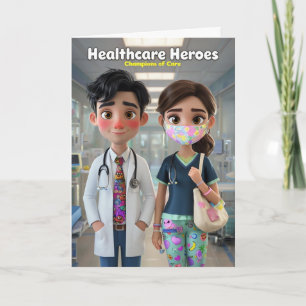 Grußkarte des Arztes Karte