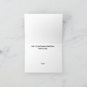 Grußkarte des Bauteams Karte (Innenseite)