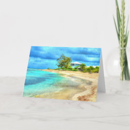 Grußkarte des Beach House Karte