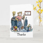 Grußkarte des Custodians Karte (Gelbe Blume)