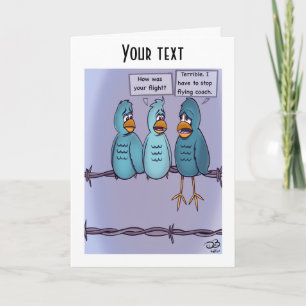 Grußkarte des Flying Coach Karte
