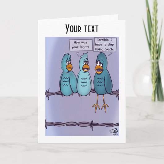 Grußkarte des Flying Coach Karte (Vorderseite)