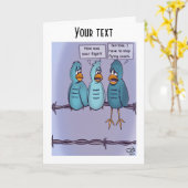 Grußkarte des Flying Coach Karte (Gelbe Blume)