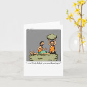 Grußkarte des Funny Anästhesiologen Karte (Gelbe Blume)