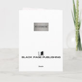 Grußkarte des Gefängnisses - Denken Sie an Sie Dankeskarte (Rückseite)