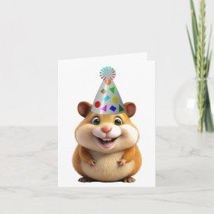 Grußkarte des Hamsters Geburtstag Karte