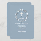 Grußkarte des Heiligen Kreuzes Einladung (Vorne/Hinten)