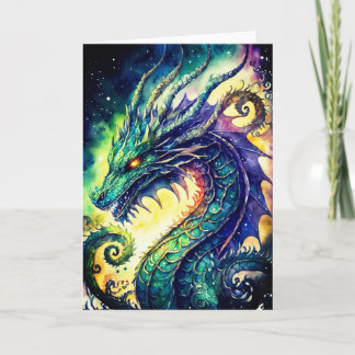 Grußkarte des keltischen Drachen-Jedes Anlasses Karte