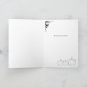 Grußkarte des kopflosen Pferdes Karte (Innenseite)