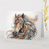 Grußkarte des Kriegers Karte (Gelbe Blume)