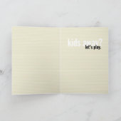 Grußkarte "des leeren Nestes" Karte (Innenseite)