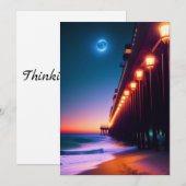 Grußkarte des montierten Piers (Vorne/Hinten)