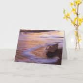 Grußkarte des Morning Adrift Karte (Gelbe Blume)