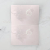 Grußkarte des roten Hibiskus Karte (Innenseite)