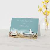 Grußkarte des Sohnes Vatertages Karte (Gelbe Blume)