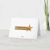 Grußkarte des Südpalmenbaumes Weihnachten (Rückseite)