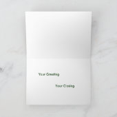 Grußkarte des Südpalmenbaumes Weihnachten (Innenseite)