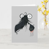 Grußkarte des Trombone-Monsters Karte (Gelbe Blume)