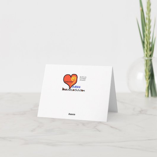 Grußkarte des Undertaker Appreciator Day Karte (Rückseite)