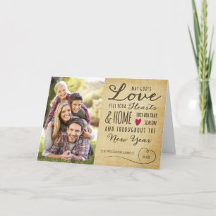 Grußkarte des Vintagen Gottes für Liebe Foto Urlau Feiertagskarte