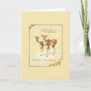 Grußkarte des Vintagen Vaters Karte