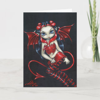 Grußkarte "Devilish Fairy" Karte