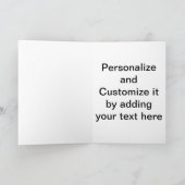 Grußkarte Devine Intervention Karte (Innenseite)