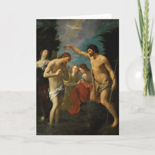 Grußkarte "Die Taufe Christi" Karte