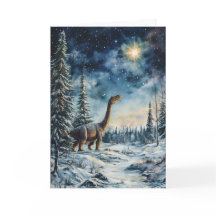Grußkarte "Dino-mite Night Star"